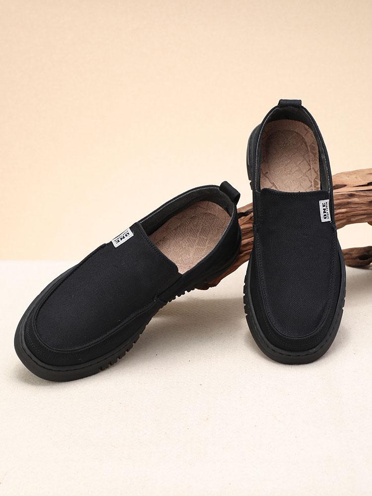 Old Beijing Cloth Shoes Men's Spring and Autumn Casual Breathable Comfortable Soft Anti-slip Odor-proof Cloth Shoes