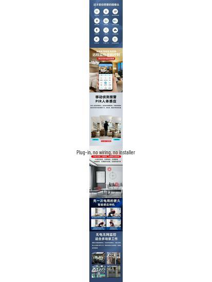 360° Panoramic Wireless HD Home Surveillance Camera with Mobile Remote Access