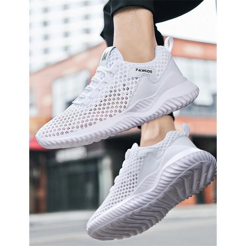 Buty męskie z pojedynczą siateczką, buty sportowe z siateczki, buty do biegania dla mężczyzn, oddychające, puste, buty męskie