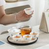 LISM Panda Orchid Ceramic Travel Tea Set