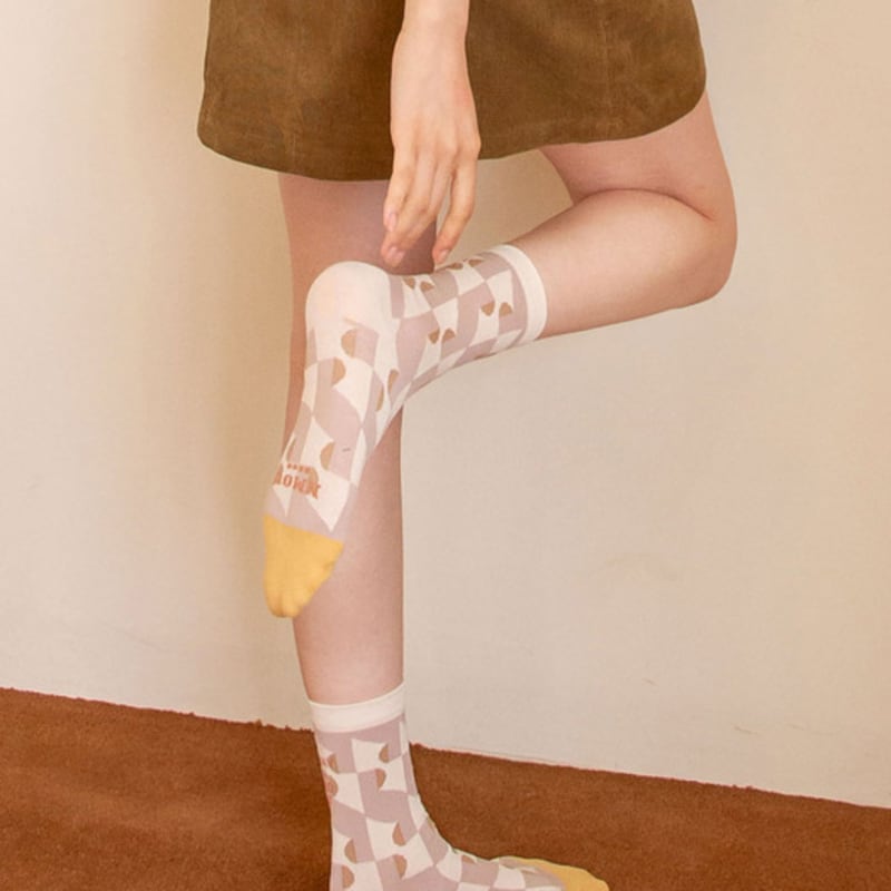 

NMOO.OU NMOO.OU_S35_НОСКИ С РИСУНКОМ_бежевые S35_Pattern Drawing_Beige