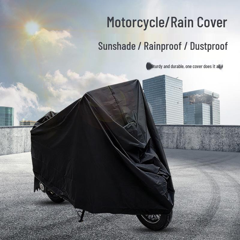 Motorcycle & Bicycle PEVA Cover: Customizable Logo, Single Layer, Waterproof & Sunproof Protection for Electric Vehicles