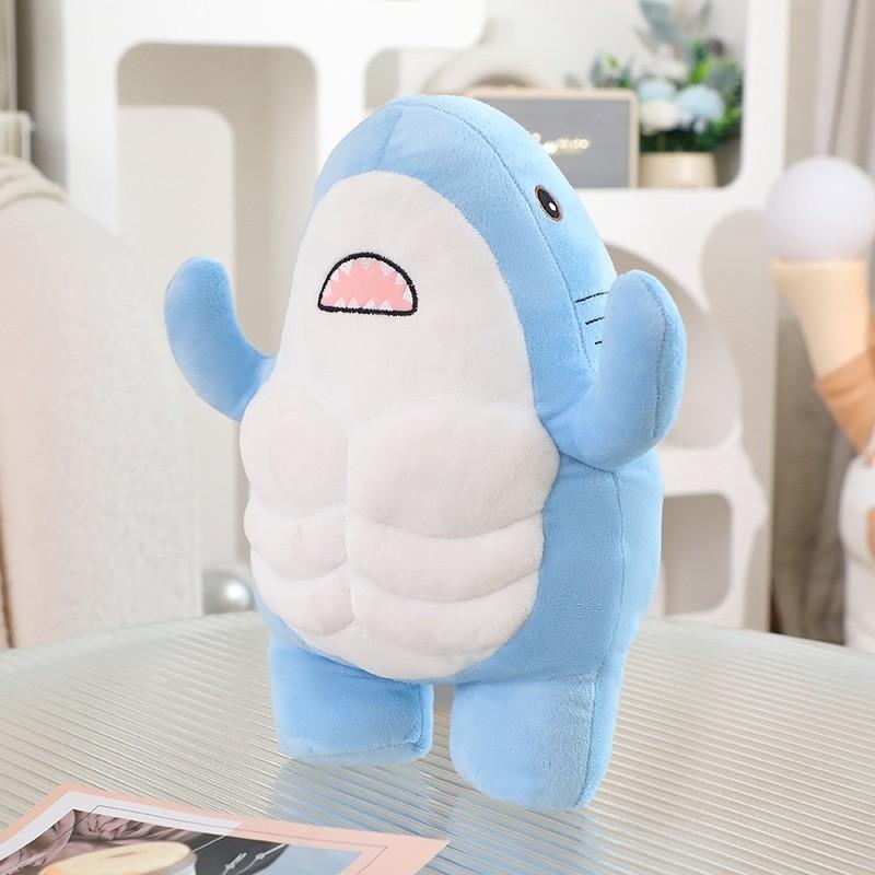 Shark Plush Funny Toy Durable Material Child Gift Home Bedroom Doll Decoration