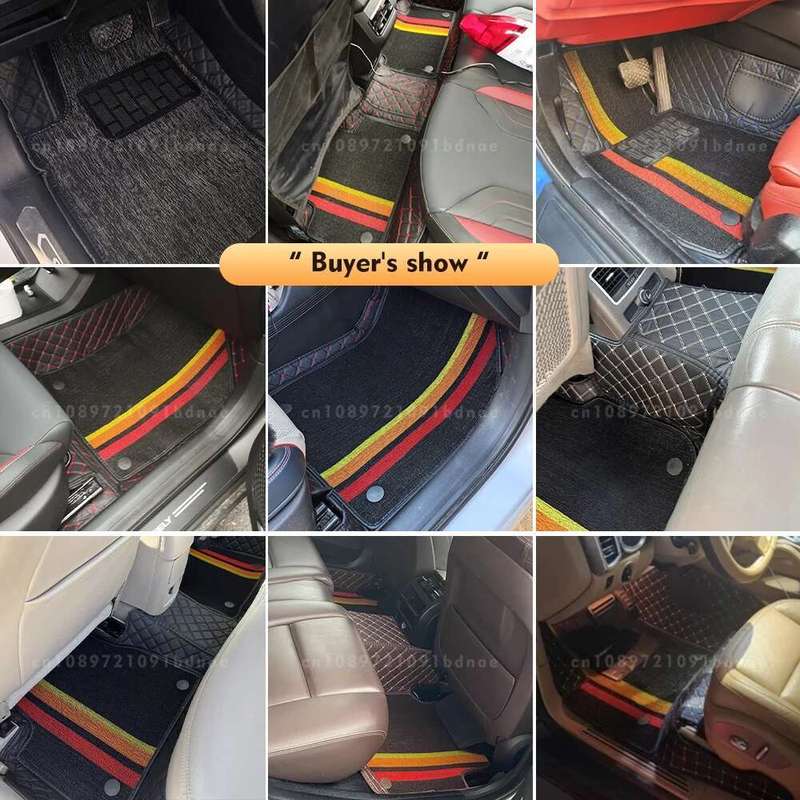 For Hyundai Sonata 11 2024 Double Layer Car Floor Mats  Auto Foot Pads Carpet Cover Interior Accessories