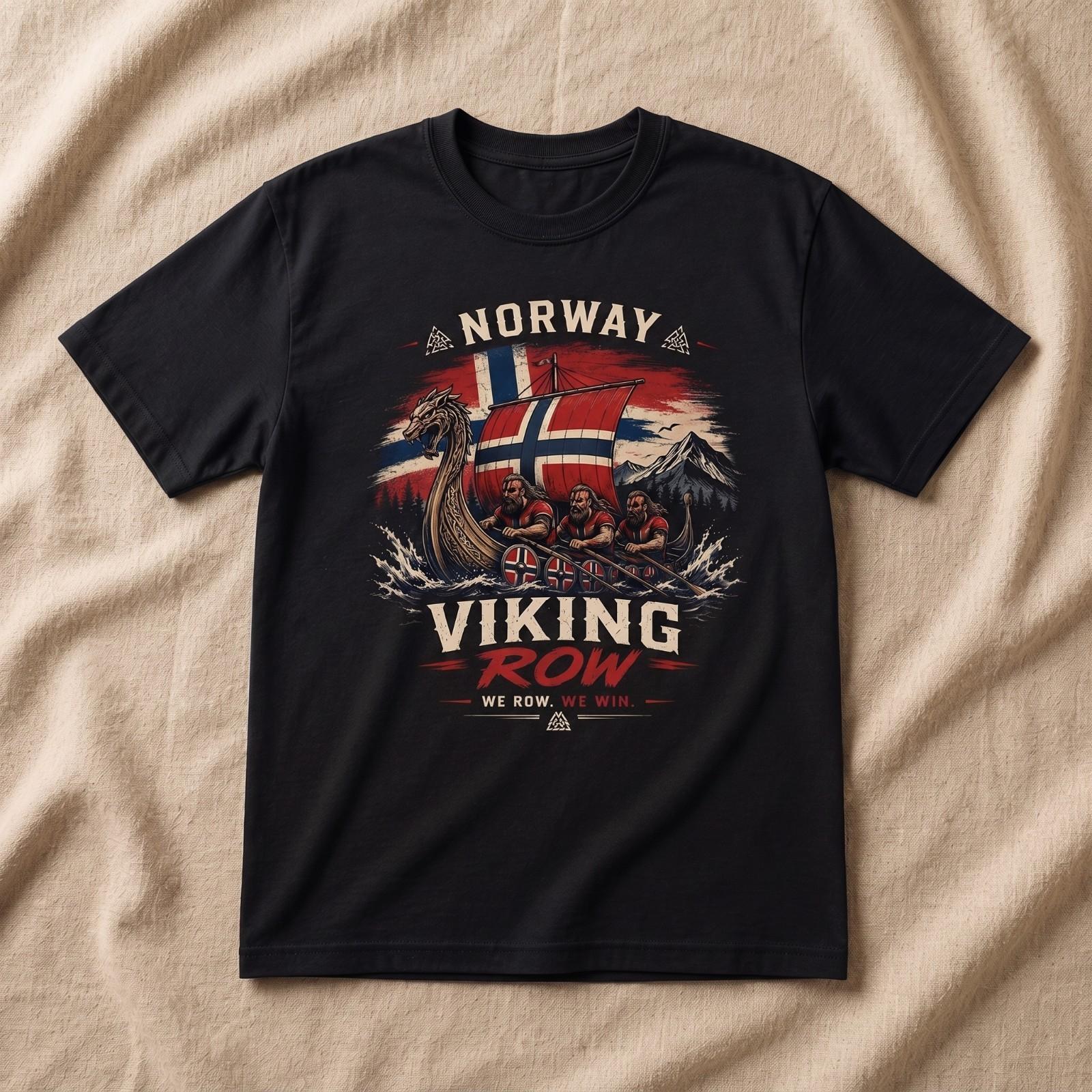 Norway Soccer Comfort Colors, Viking Row Norwegian Football Fan Tee Unisex T-Shirt M