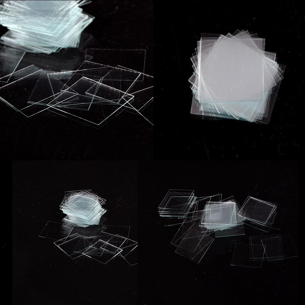 100 Pcs Glass Micro Cover Slips 18X18Mm - Microscope Slide Covers