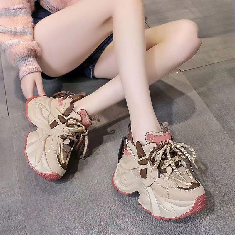 Fashion High Quality Spring Autumn Women Platform Sneakers Chunky Shoes Sport Vulcanized Shoes Female Casual Shoes 2026 New