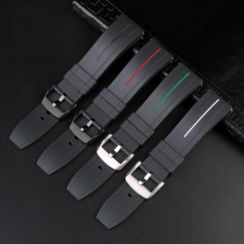 Wasserdichtes Silikon-Uhrenarmband passend für Mido Tissot Citizen Seiko Verlängertes Gummiarmband Herren Damen 20 22mm Schnellverschlussband