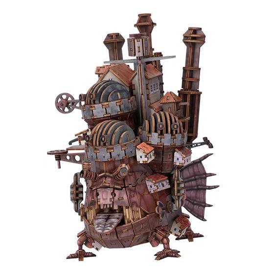 Howl's Moving Castle 3D Wooden Puzzle by Hayao Miyazaki - Educational Ornament & Gift for Girls