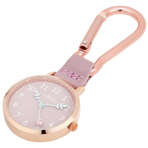 Fieldwork Pocket Watch Carabiner Watch Analog Furka Rose Purple GY050P-3 Women's