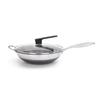 ZISIZ Honeycomb Stainless Steel Non-Stick Wok