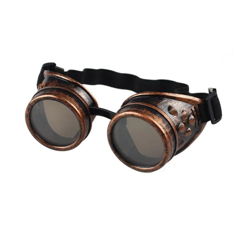 Fashion Arrival Steampunk Sunglasses Vintage Style Goggles Welding Punk Glasses Cosplay Brand Designer Five Colors Lens