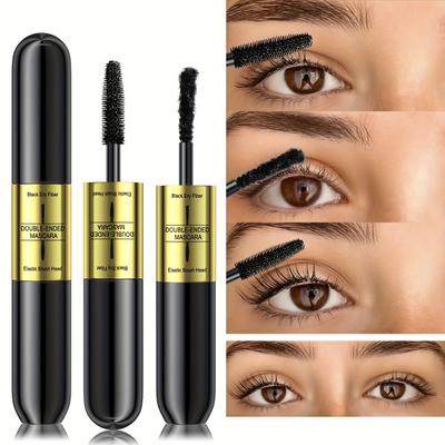 Double-headed Thick Eyelashes Naturally Lengthen Anti-smudge Mascara Hypoallergenic Easy To Apply All Day Long Mascara