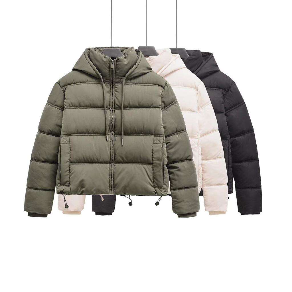 2024 Winter Damen Kapuzen-Baumwolljacke - Europäischer & Amerikanischer Stil