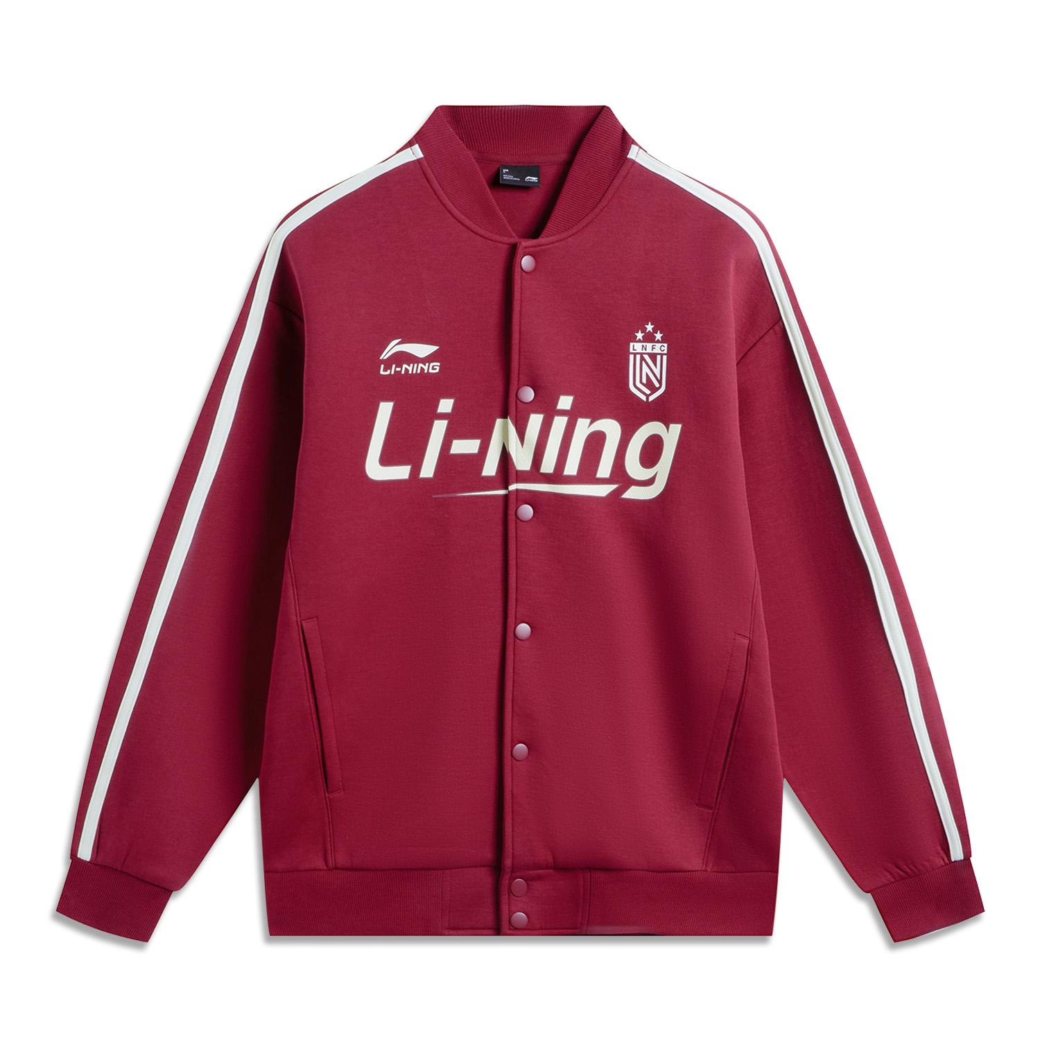 Li Ning Sports Life Collection Baseball Jacket Unisex Bicycle Red AWDV371-6 2XL