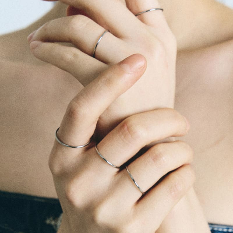 

SCALETTO [5SET] WIL402 Daily a Five-piece Ring NONE