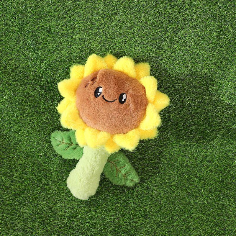 Plush Cartoon Sunflower Toys Children Soft Fill Doll Decorations Gift Holiday