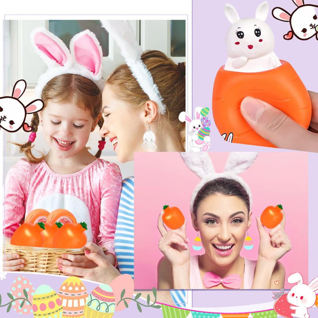 Carrot Rabbits Stress Relief Toy Surprise Rabbits Carrot Cup For Anxiety Relief, ADHD Out The Surprises And The Emotions, Sensory Toy