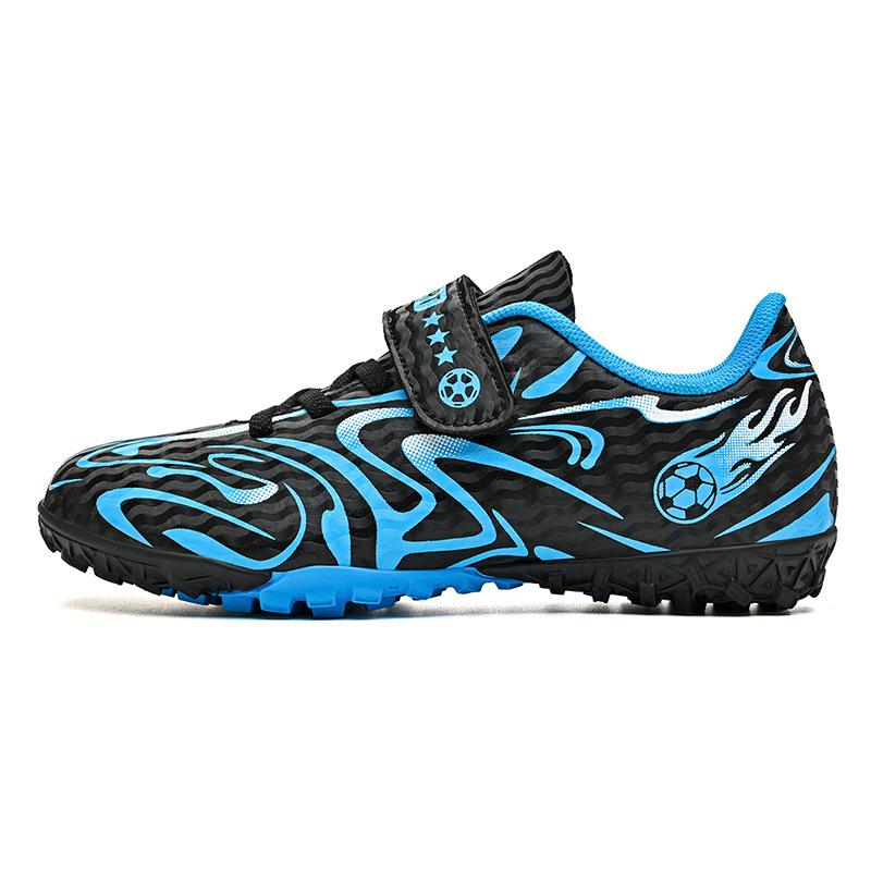 Boys and Girls Breathable Comfortable Sports Leisure Broken Nail Football Shoes Grass Students Children Non-slip