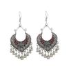 Fashion Boho Vintage Drop Dangle Tassel Long Earrings For Women Bohemian Enamel Flower Heart Jewellery Fashion Earrings Bijoux
