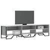 VidaXL TV Stand Sonoma Grey 180x34x41 Cm Engineered Wood, TV Stand, TV Sideboard, Multimedia Unit, TV Bench, Hi-fi Unit, 848577