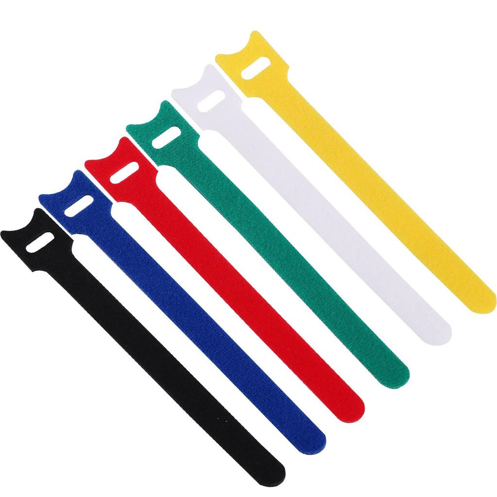 Cable Management Ties, 10 Pack Straps, Random Colors