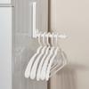 Clothes Hanger Storage Artifact No Punching Bedroom Organization Multifunctional Household Foldable Clip-Proof Anti-Slip