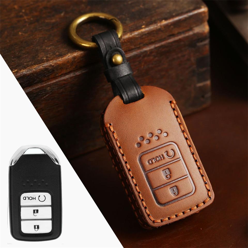 Car Key Case Key Shell Set for Honda CR-V ACCORD ODYSSEY CIVIC Ect All-inclusive Protection Keychain Accessories Holder Shell