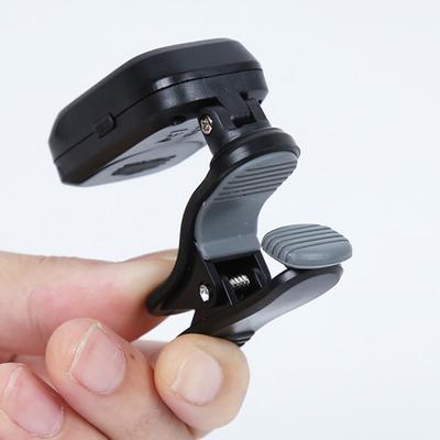 Guitar Tuner LCD Display Compact ABS Clip On Chromatic Digital Tuner for Guitar