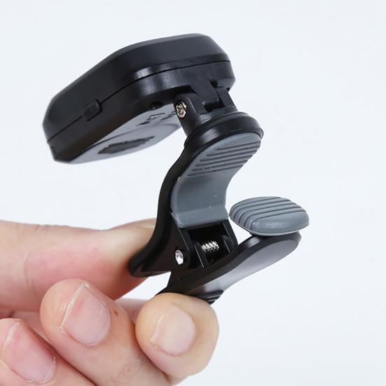Guitar Tuner LCD Display Compact ABS Clip On Chromatic Digital Tuner for Guitar