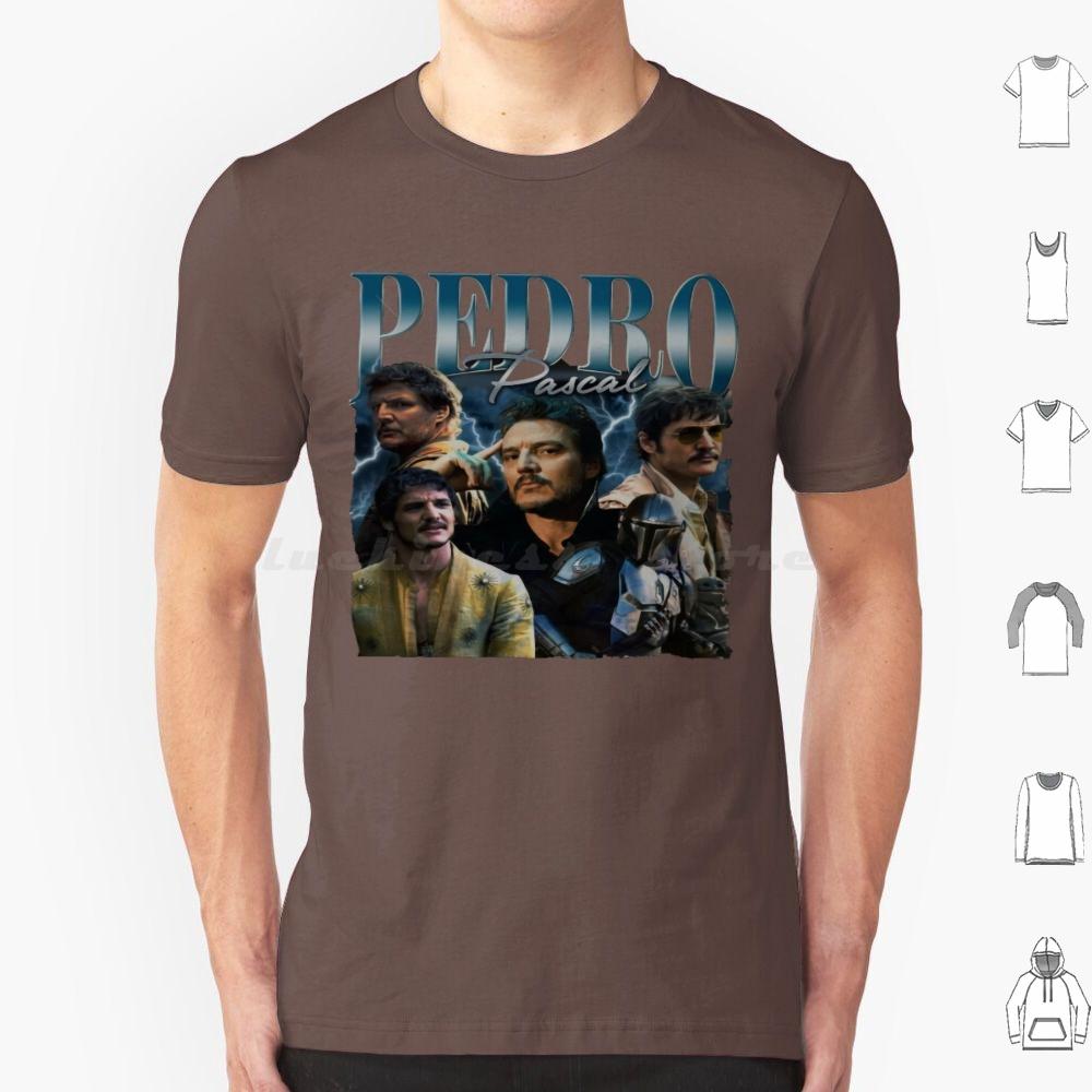 Pedro Pascal Daddy Pedro Pascal Meme I Love Timothee Chalamet Pedro Pascal Cursed Fan Collage T Shirt Cotton Men Women Diy