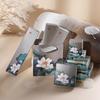 Vintage White Lotus Jewelry Gift Box