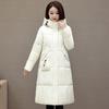 Russian coat hooded loose cotton plus large size cotton coat women's winter new cotton-padded coat long cotton-padded jacket