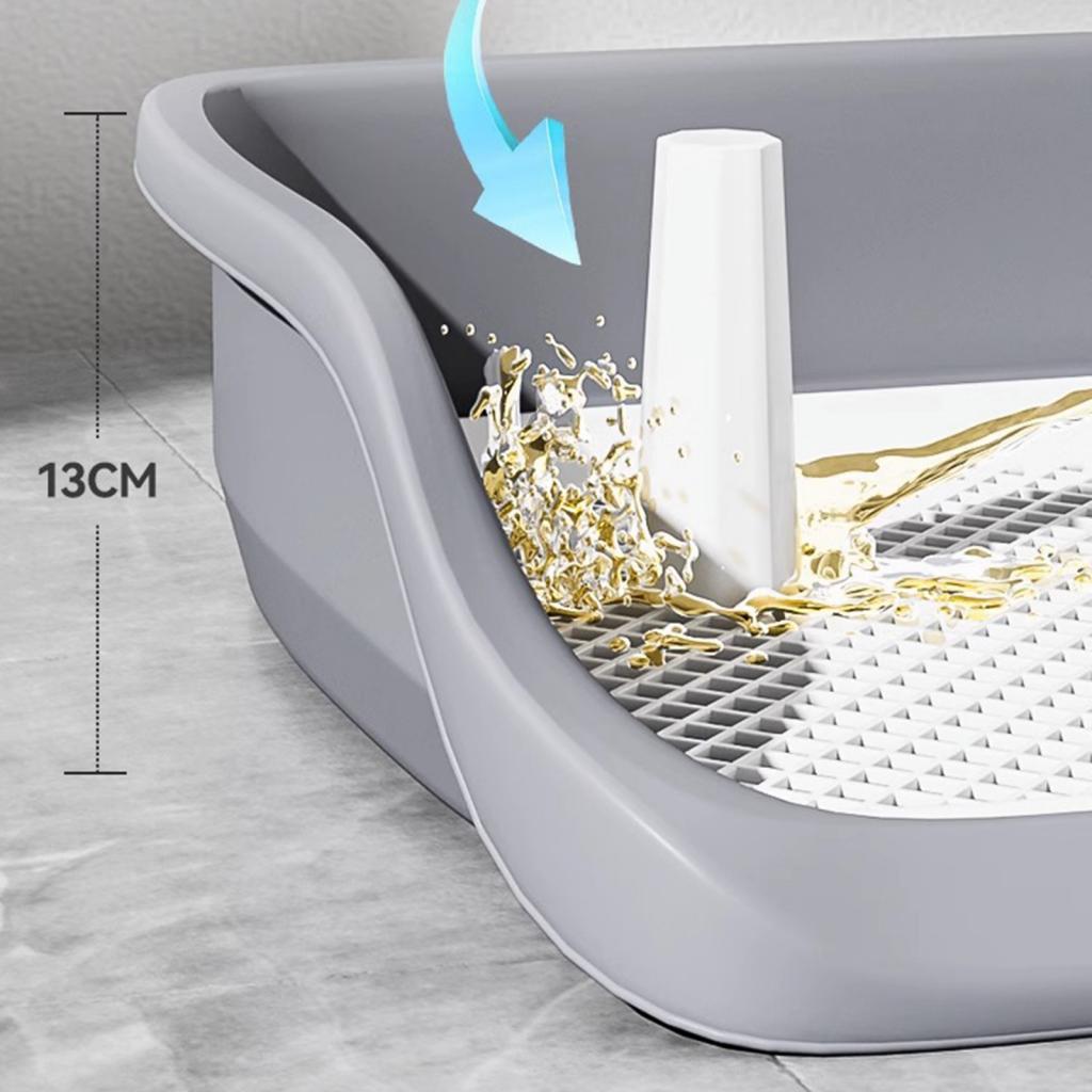 Dog Litter Tray Hygienic Pet Training Mat Detachable Cleaning Grid PP Material Suitable for