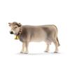 13874 Brown Swiss Cow Figurine