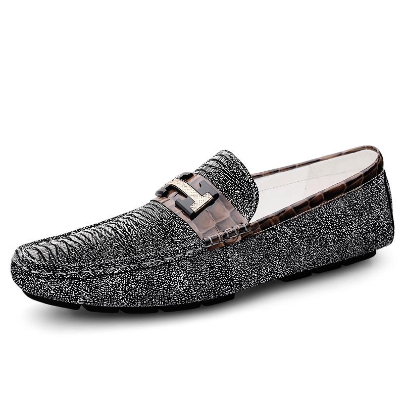 Fashion Hot Sale Casual Leather Loafers Luxury Men Handmade Driving Flats Ultra-light Slip-on Shoe Comfy Soft-Soled Moccasins Boat Shoes