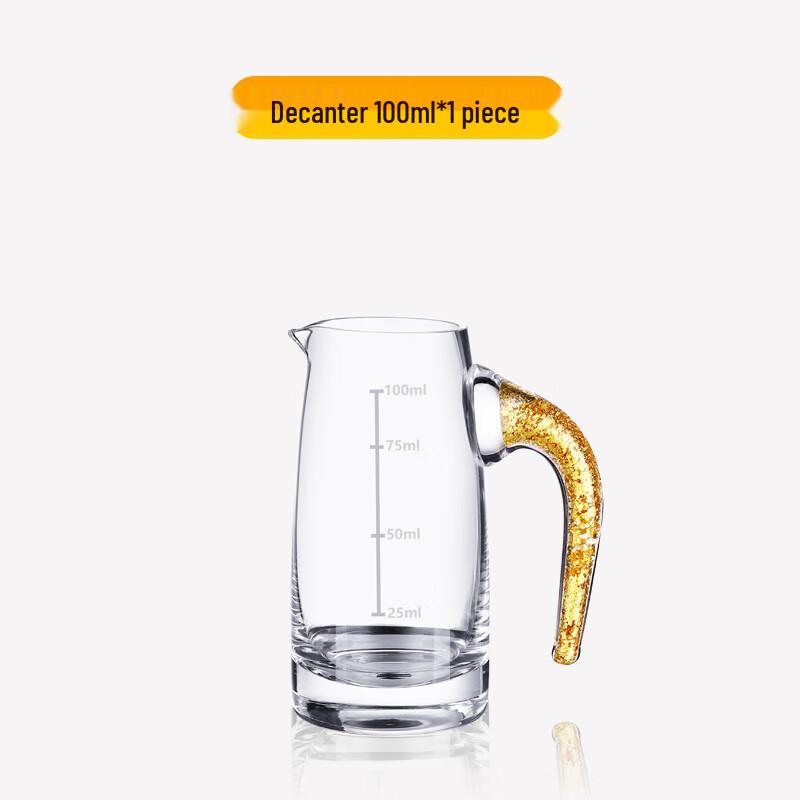 

Shangqi Gold Foil Diamond Glass & Decanter Set