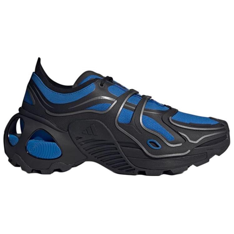 Adidas Edge Runner Anti-Slip Wear-Resistant Low-Top Casual Shoes Unisex Black Blue Sneakers JH7204