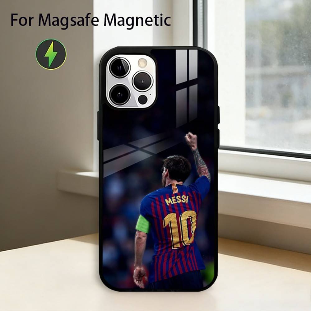 Lionel Messi football Phone Case For iPhone17,16,15,14,13,12,11 Plus,Pro Magnetic with Magsafe Wireless Charging