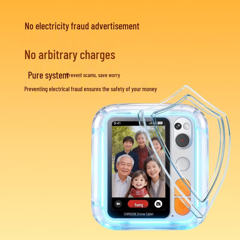 CINMOORE M1 Elderly GPS 4G Anti-Loss Phone with AI Chat & Monitoring (CN version)