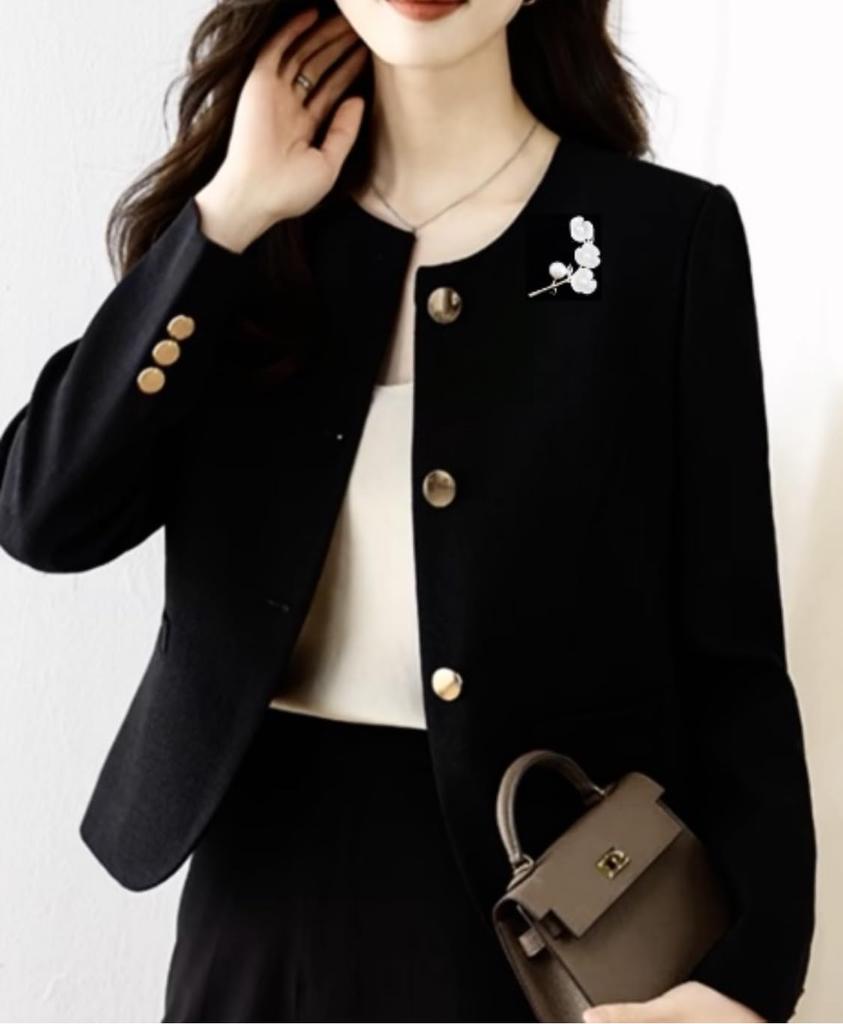 Zirkon Natürliche Muschel Pflaumenblüte Brosche Diamant Süßwasserperle Blumen Corsage Eingangszeremonie Abschlusszeremonie Hochzeitszeremonie Stilvoll