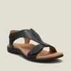 Sandals women's summer European and American flat arch massage Velcro word casual beach sandals