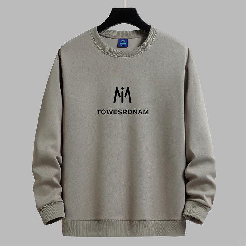 Bluza męska z okrągłym dekoltem z wzorem M Modna codzienna bluza z długim rękawem