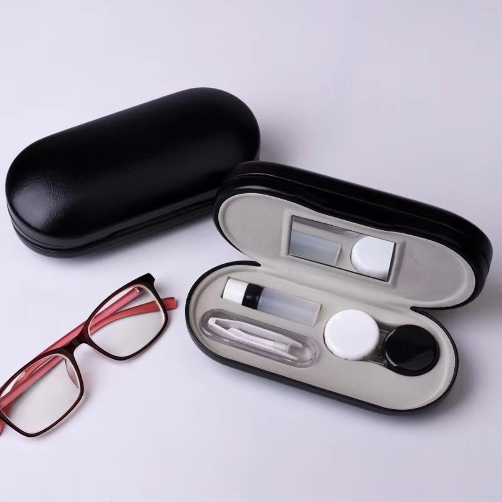 2 in 1 Glasses Storage Case Double Layer Glasses Protective Cover Creative Glasses Box  For Travel