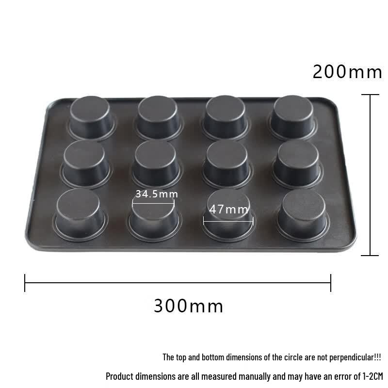 Non-stick 12-Cup Round Muffin Pan