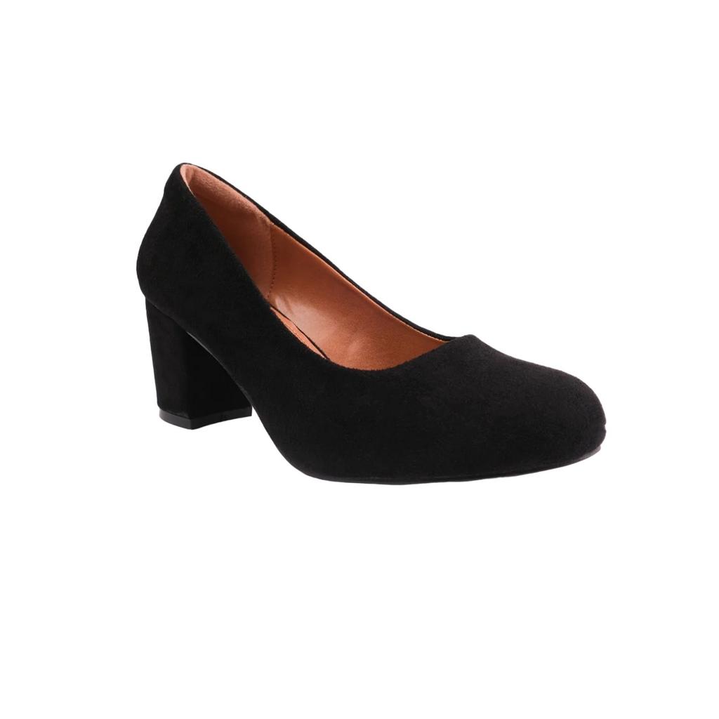 Where's That From Damen/Damen-Pumps aus Melrose-Wildleder mit mittlerem Blockabsatz