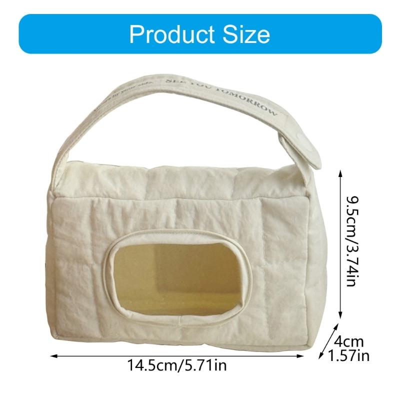 Stylish Stroller Wet Wipes Pouch Travel Essential for Parents Reusable Cotton Storage Bag Care Accessory