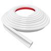 3/6M Camper Van Gutter Rain Guard Drip Stop 1/2" Height Drip Rail PVC Rain Strip Roof J Shape Rain Gutter Rv Camper Accessories