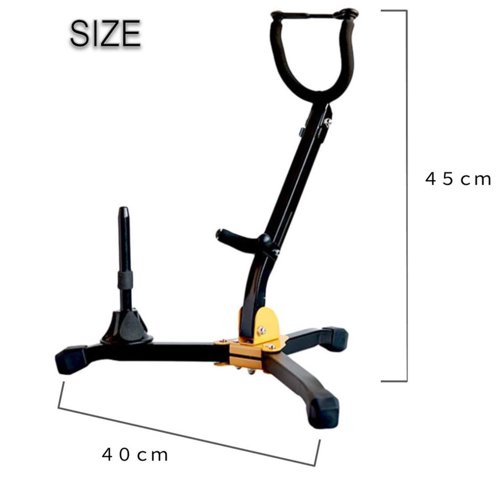 heizi Saxophone Stand, Fits Alto Sax, Flute, Tenor, Soprano, and Two Saxes, Switchable