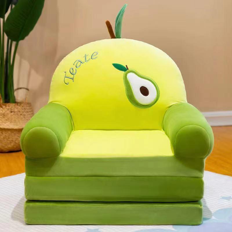 Foldable Cartoon Animal Plush Sofa Chair for Kids